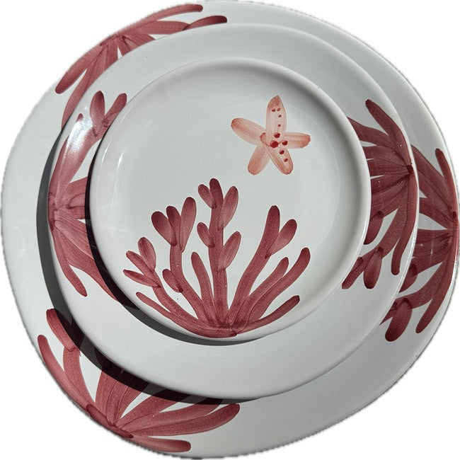 Corallo Plate 20 cm Bordeaux Coral