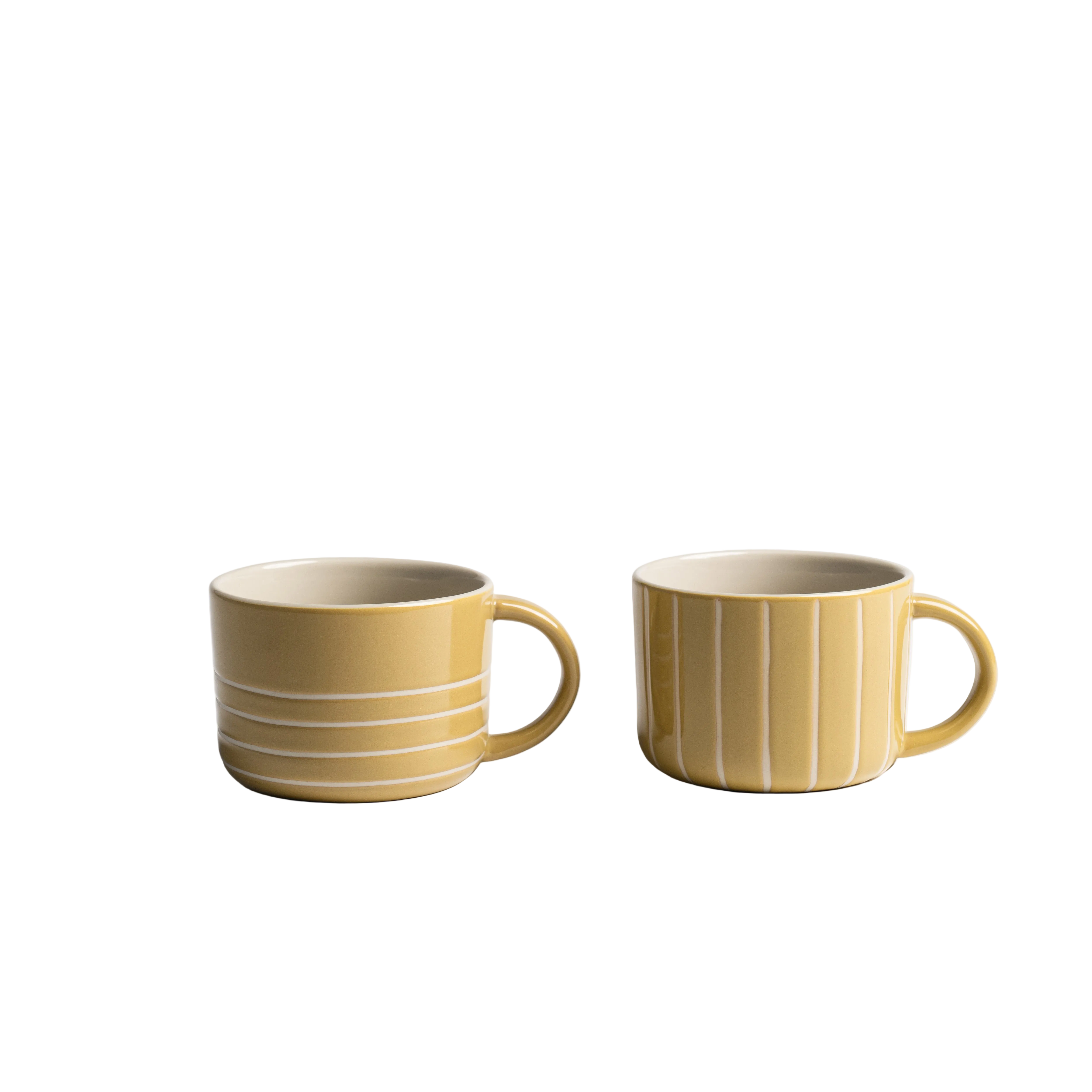 Vervain Mug - Mustard Yellow - Medium (Set of 2)