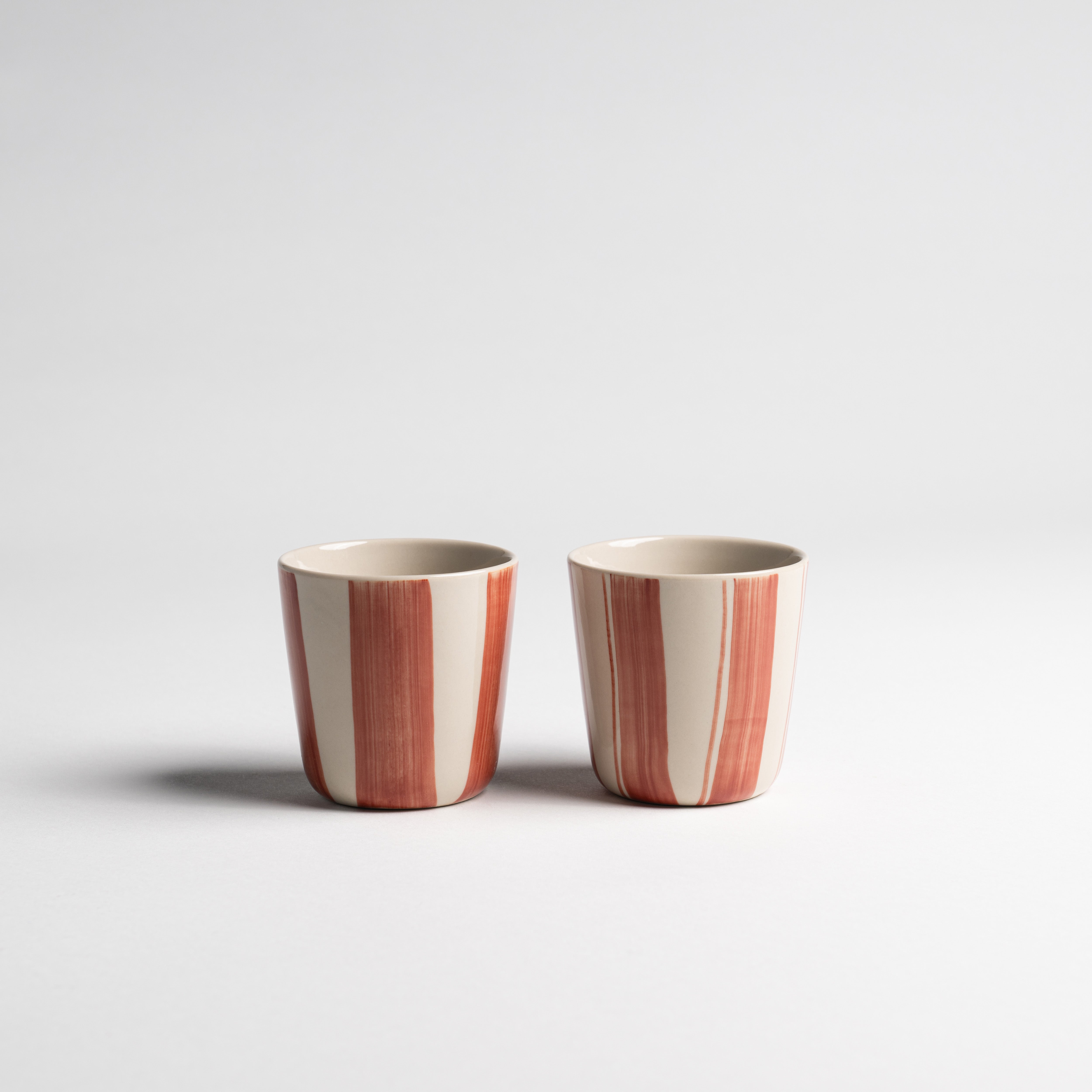 Cornflower Beaker - Brushed Berry Red - Small (Set of 2)