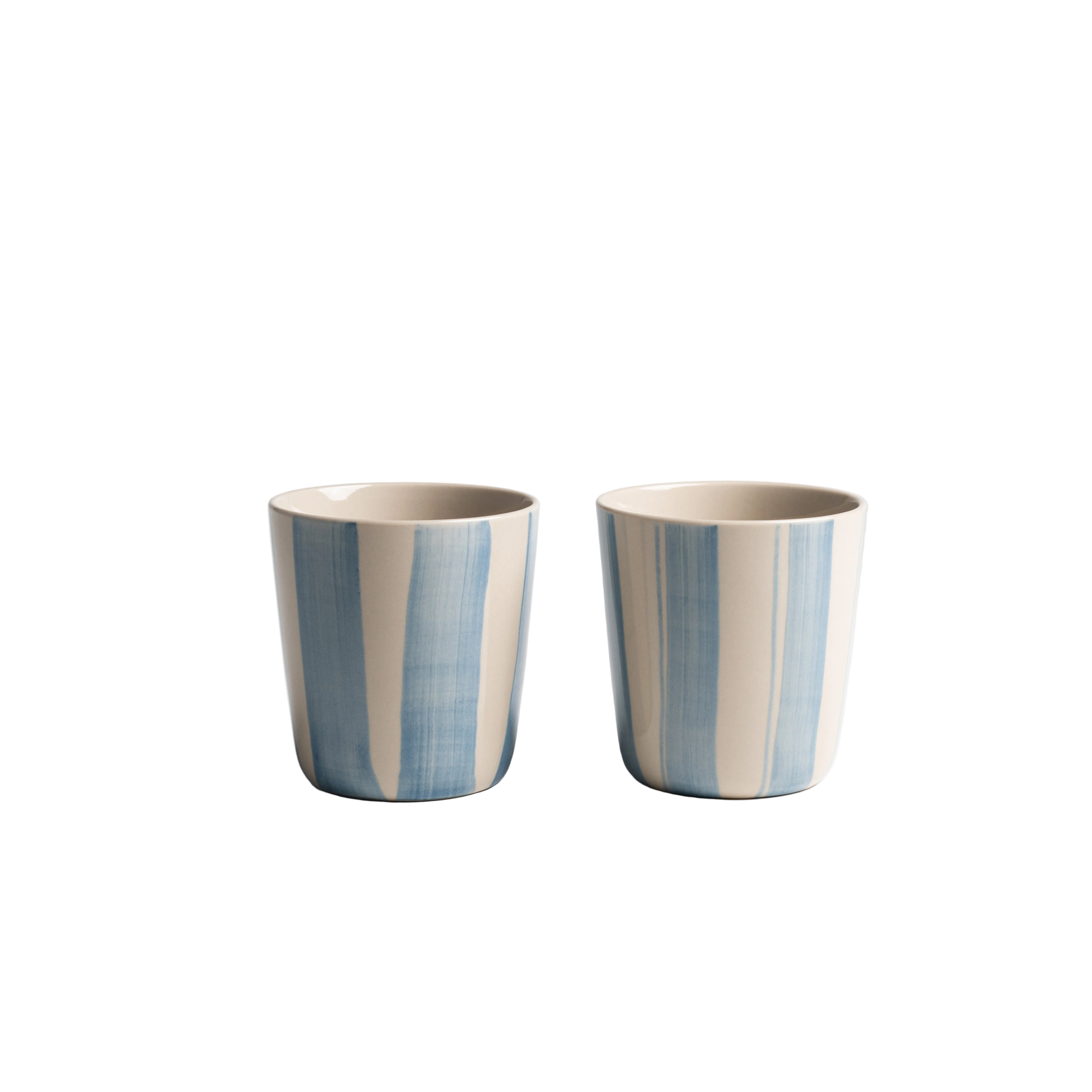 Cornflower Beaker - Brushed Light Blue - Large (Set of 2)