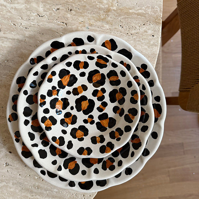 Leopard Plate 16cm