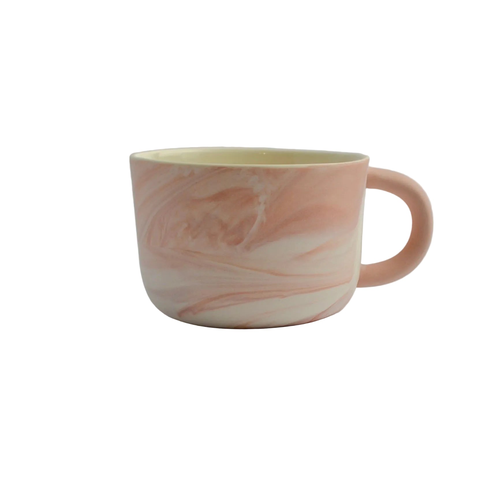 Coffee Cup Earthy Tone Marble