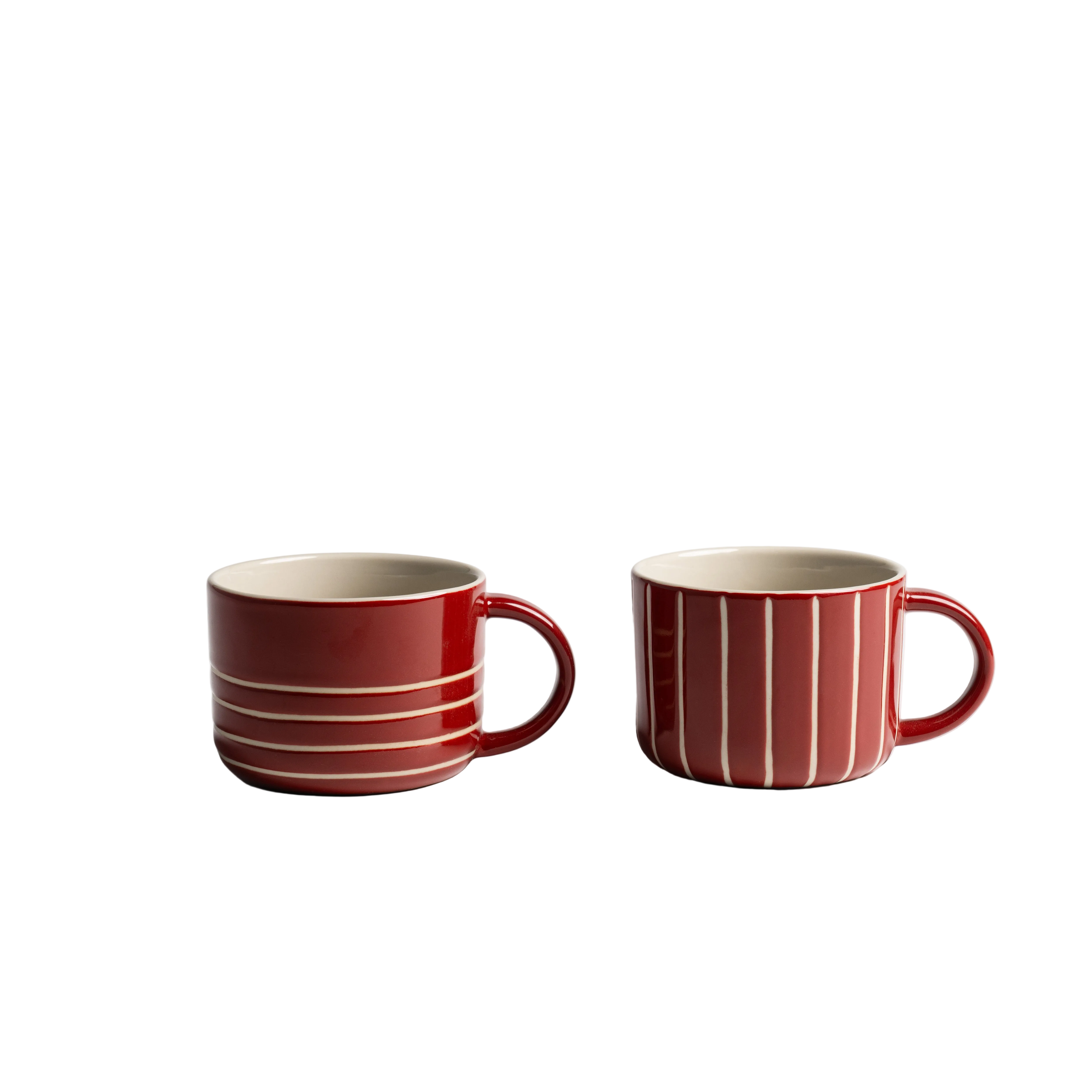 Vervain Mug - Earth Red - Medium (Set of 2)