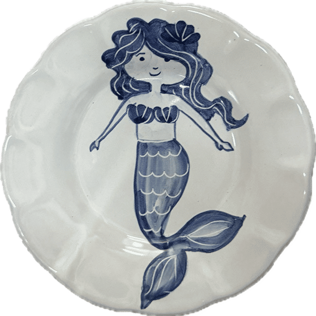 Mare Plate 20 cm Blue Mermaid
