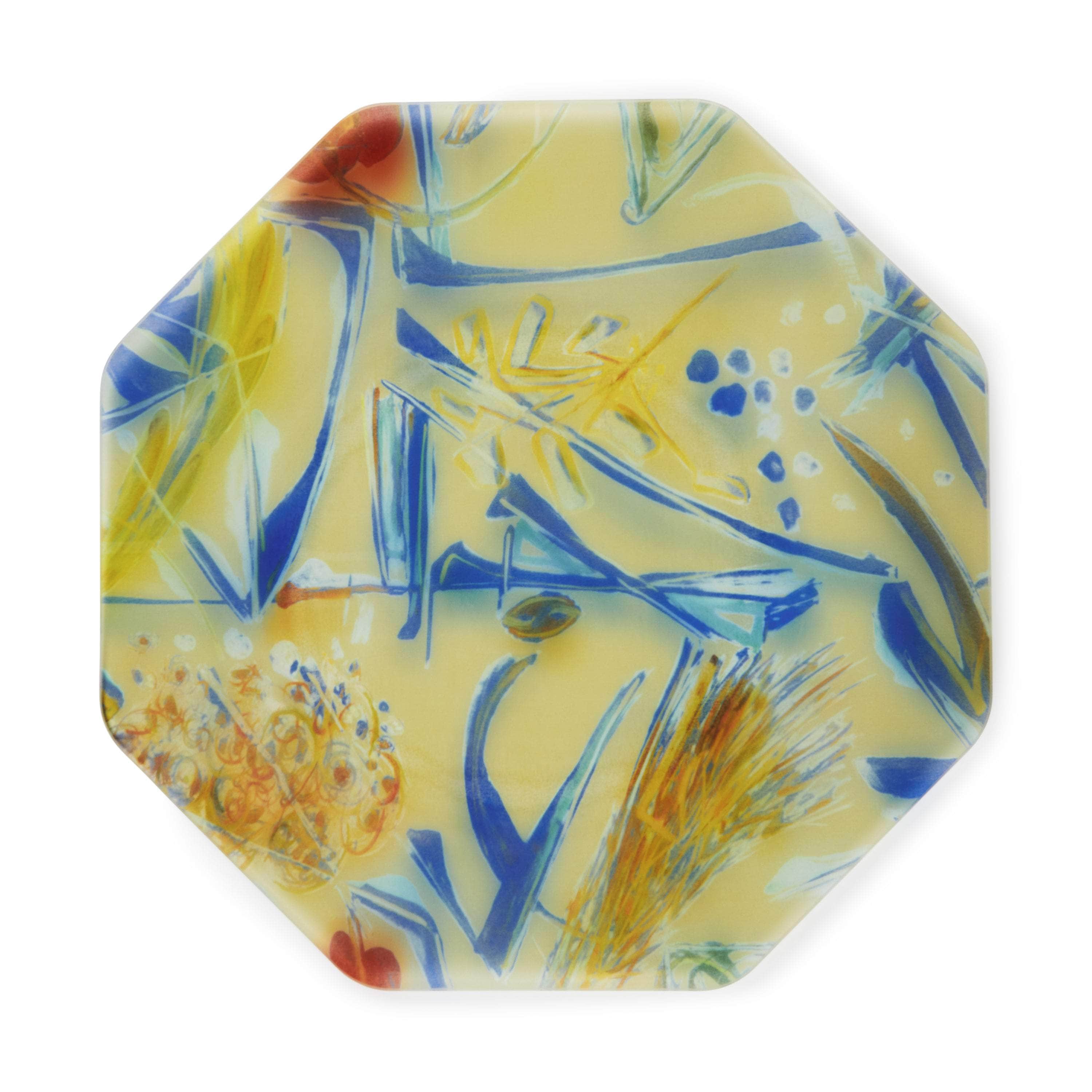 Asymmetrical Octagonal Panarea Dessert Plate