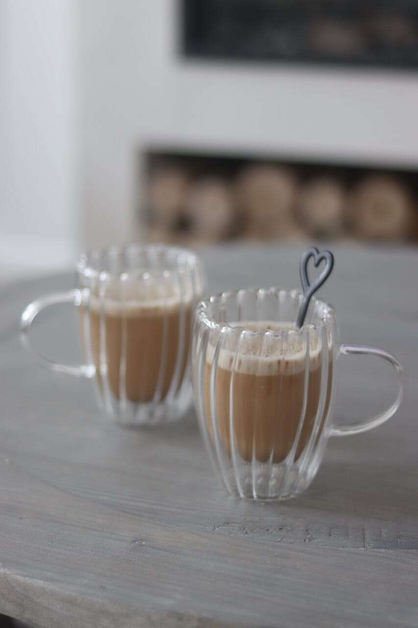 Double Walled Glass Mug Set - 2 Piece – Bubble