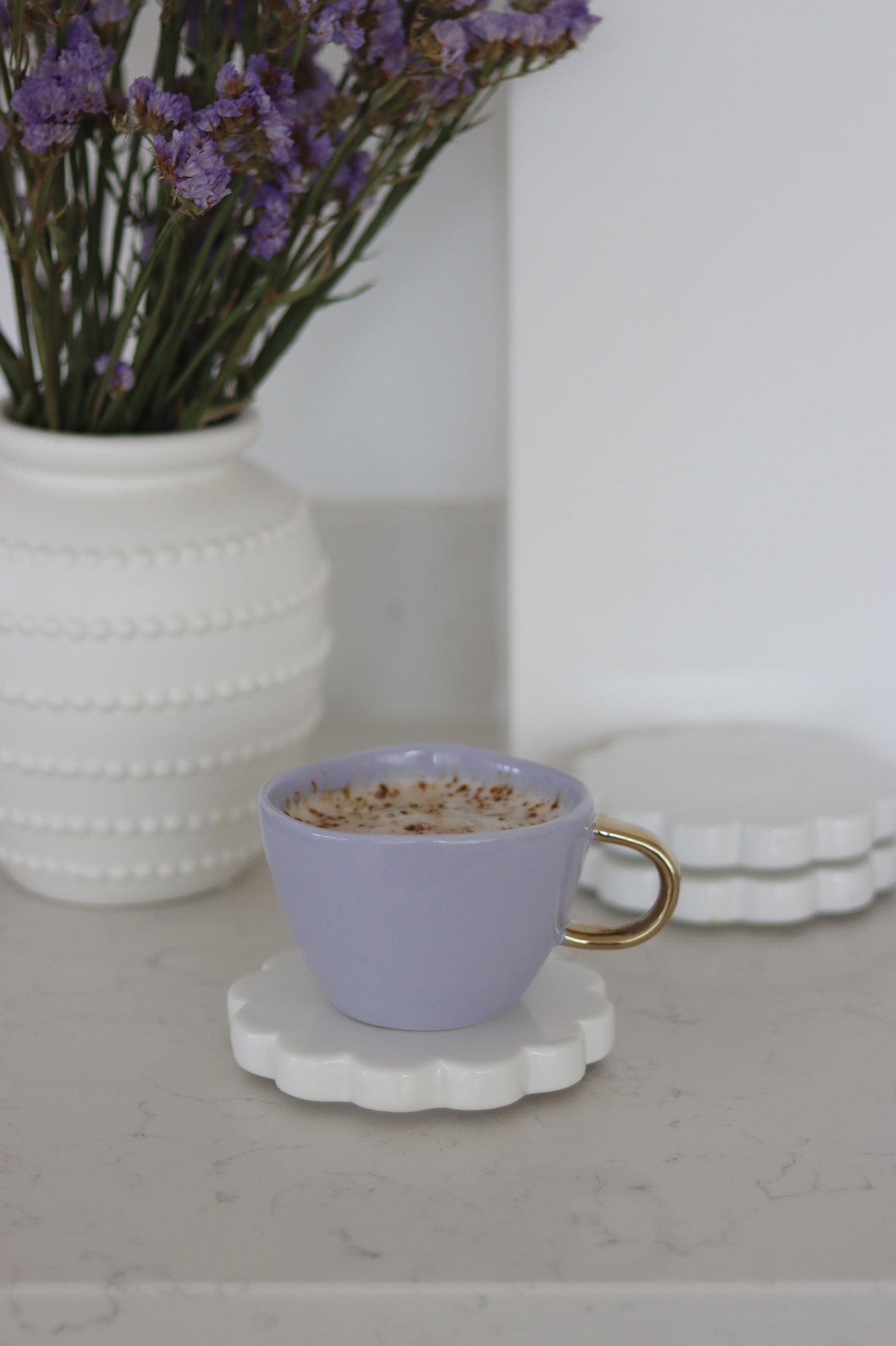 Irregular Ceramic Mug - Lilac