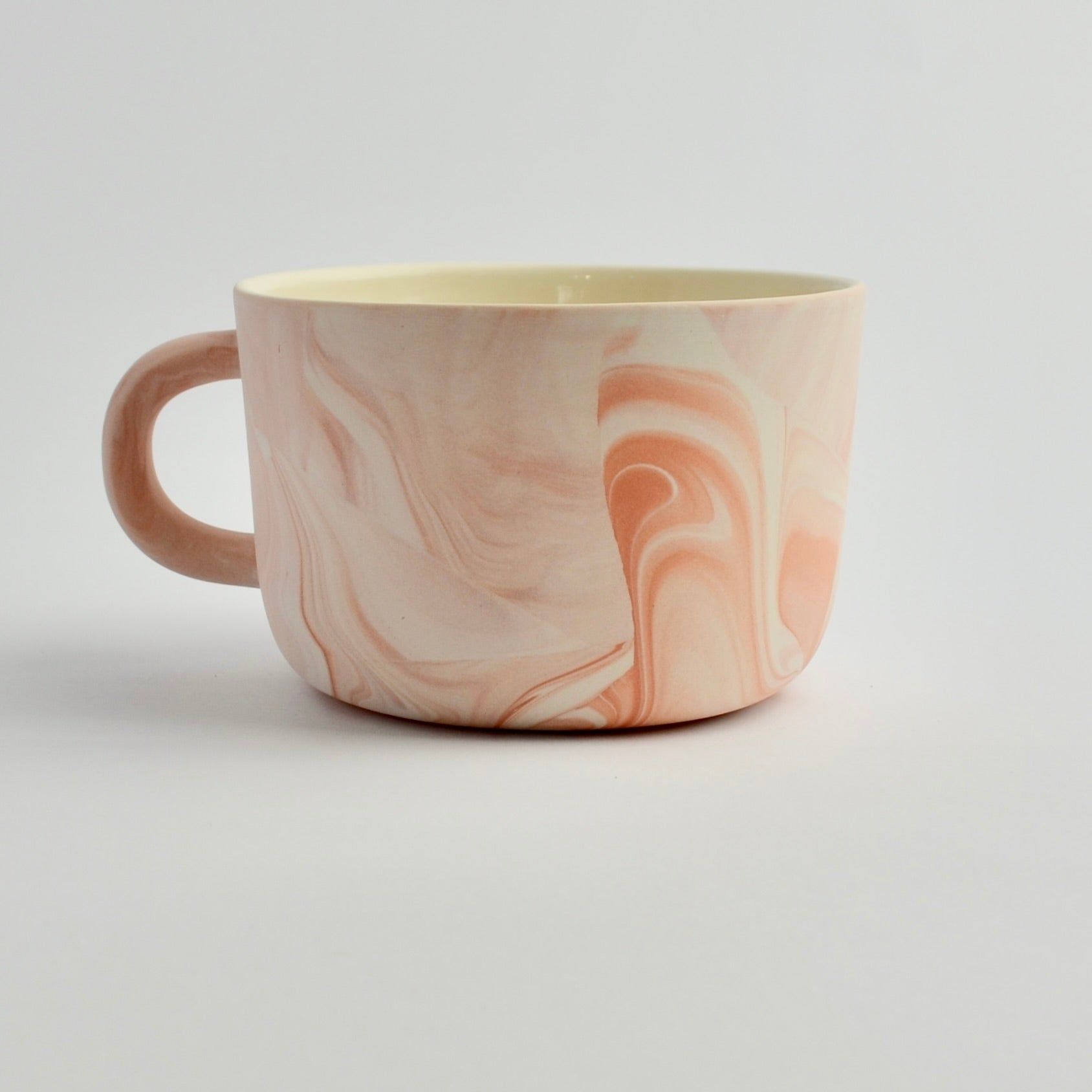 Large Cup Earthy Tone Marble