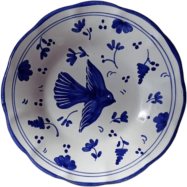 Colomba Plate Dark Blue - 16cm