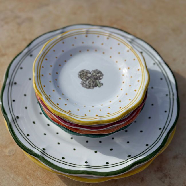 Plumetis Plate Carciofo Yellow - 16cm