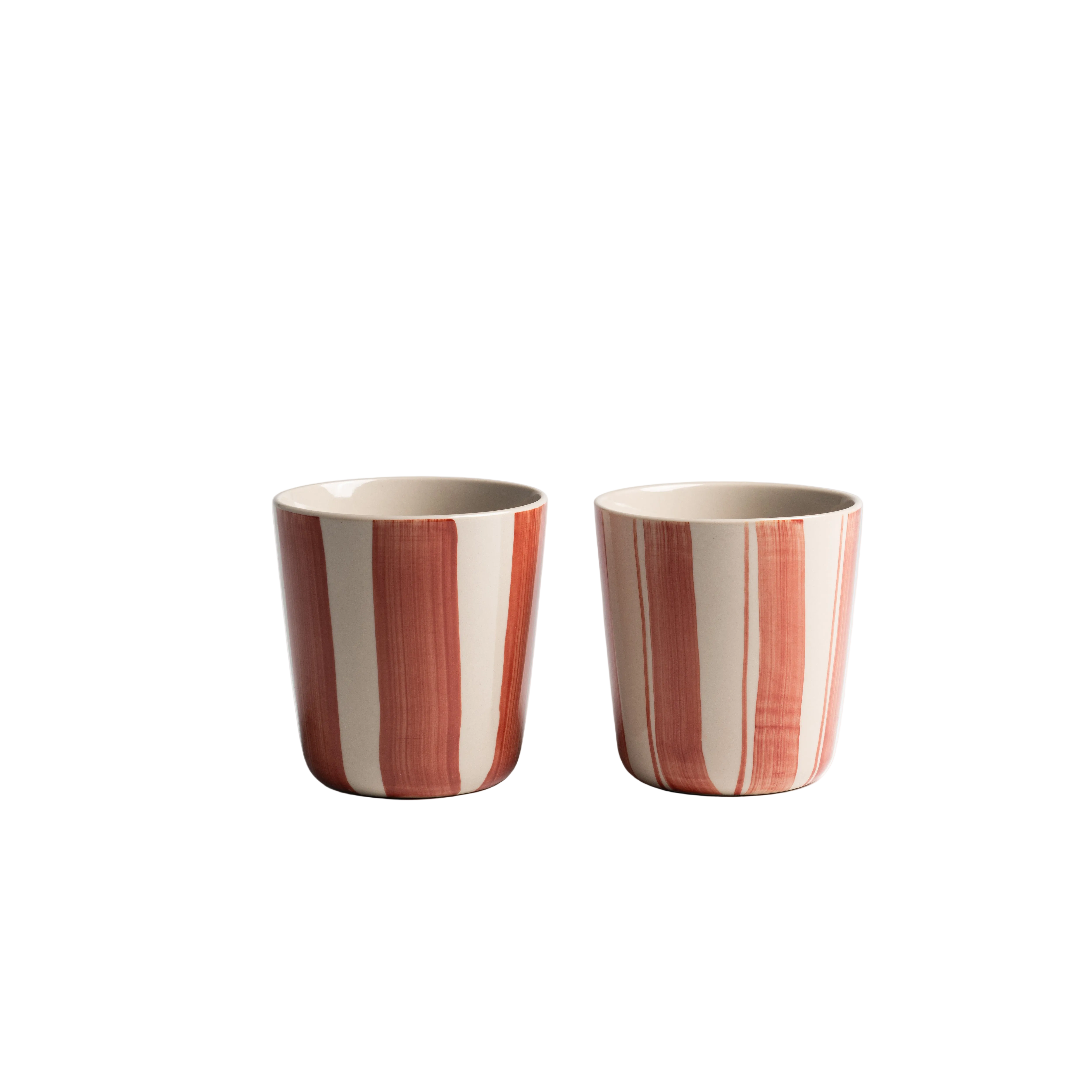 Cornflower Beaker - Brushed Berry Red - Large (Set of 2)