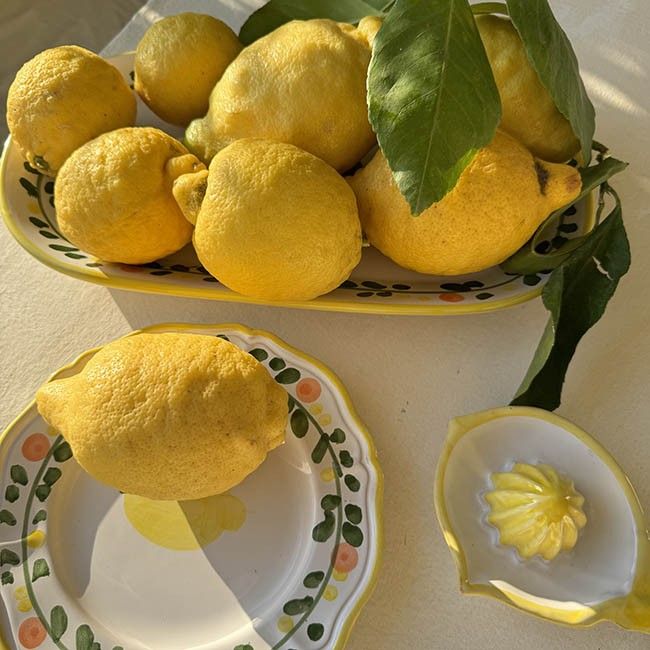 Ravello Lemon Plate 20cm