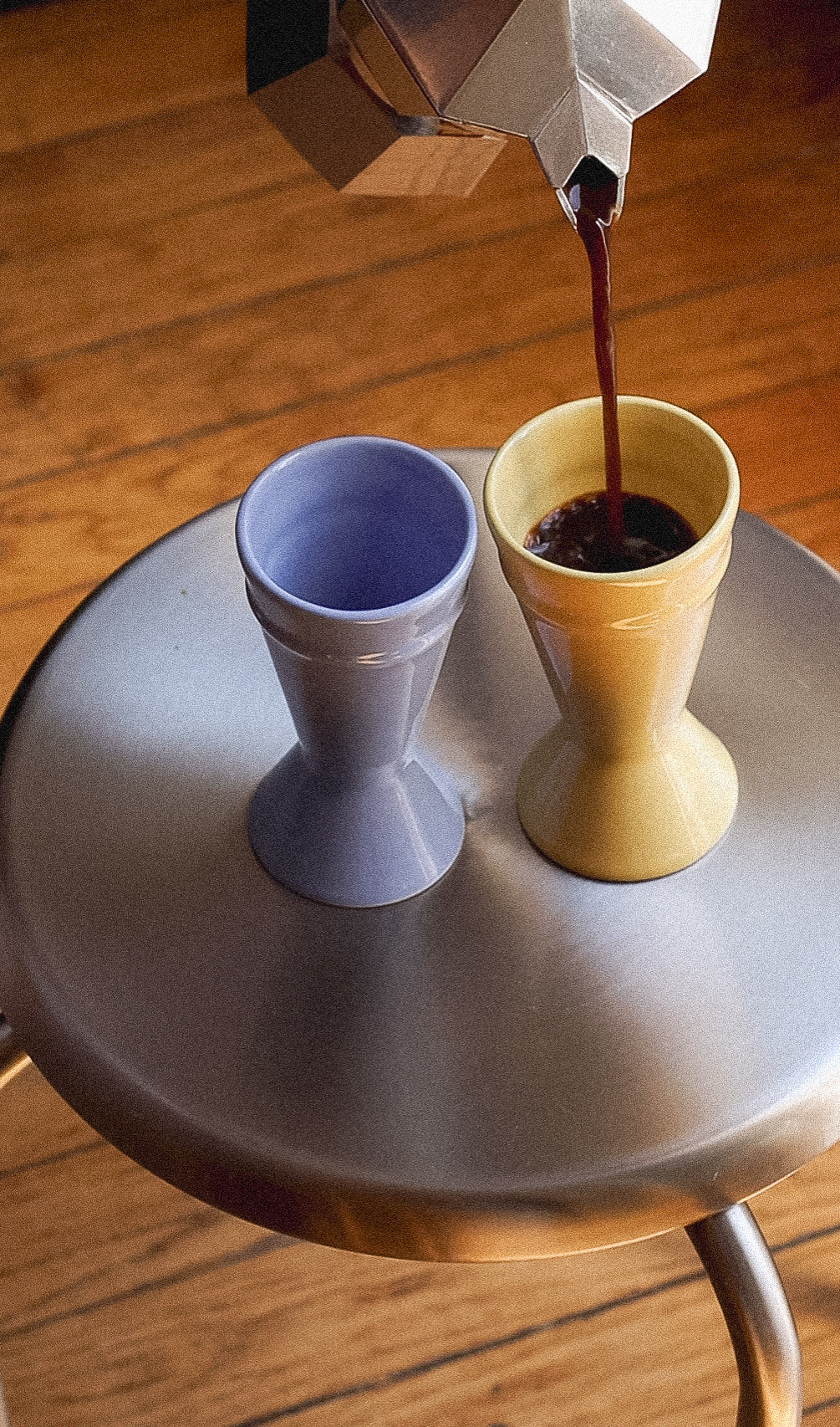 Nouveau Mazagran Coffee Cup Blue