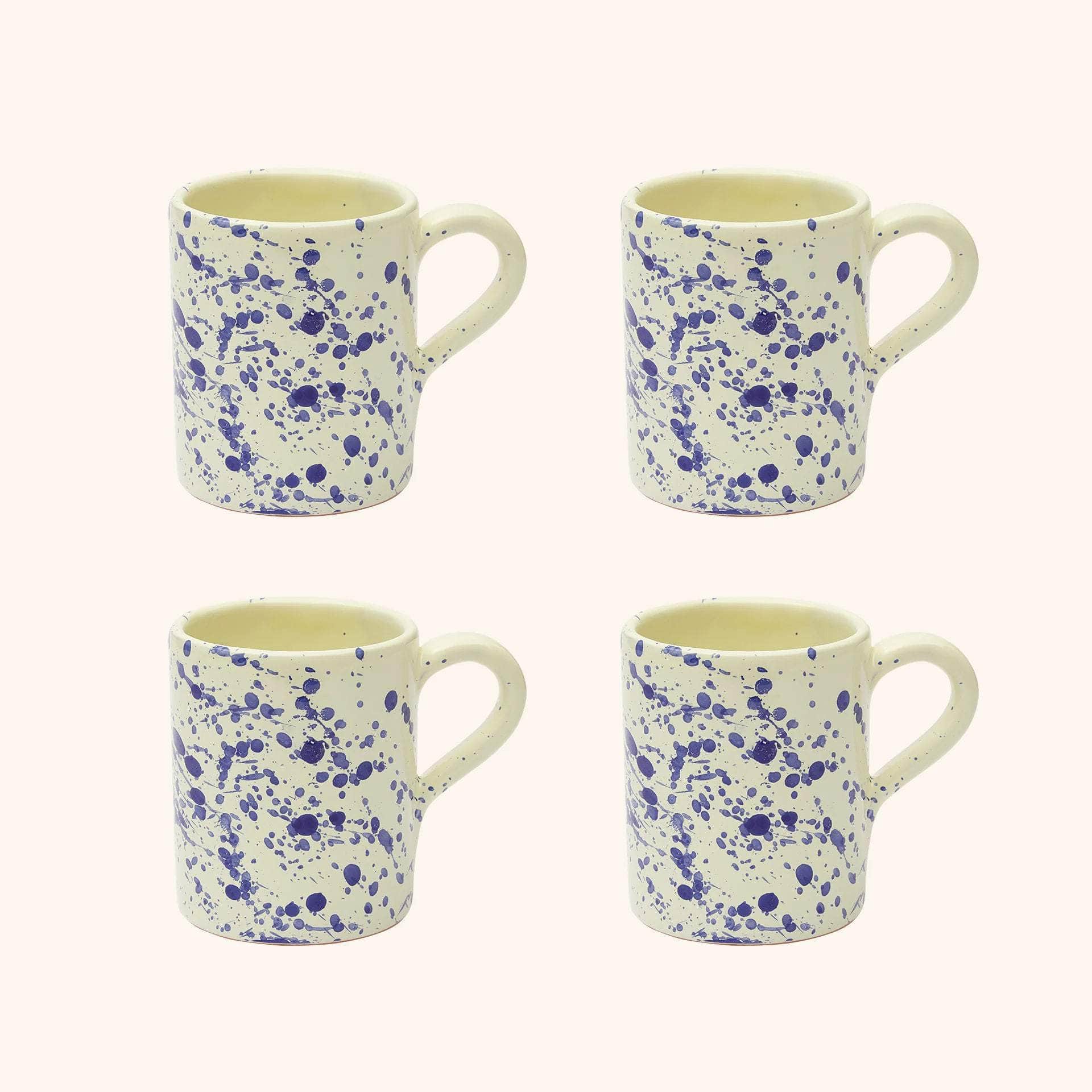 Blueberry Coffee Mug Set | 4 Pieces