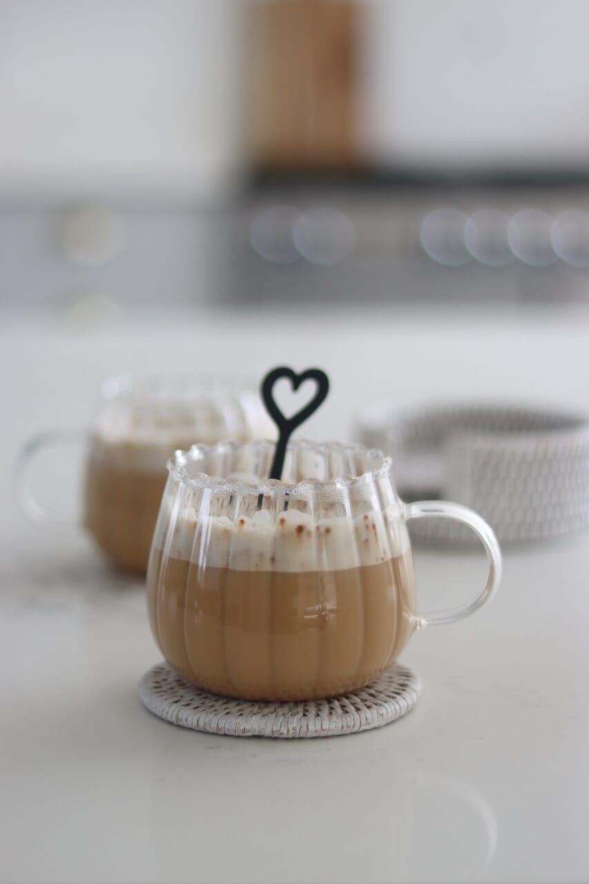 Glass Mug Set - Set of 2 - Rippled