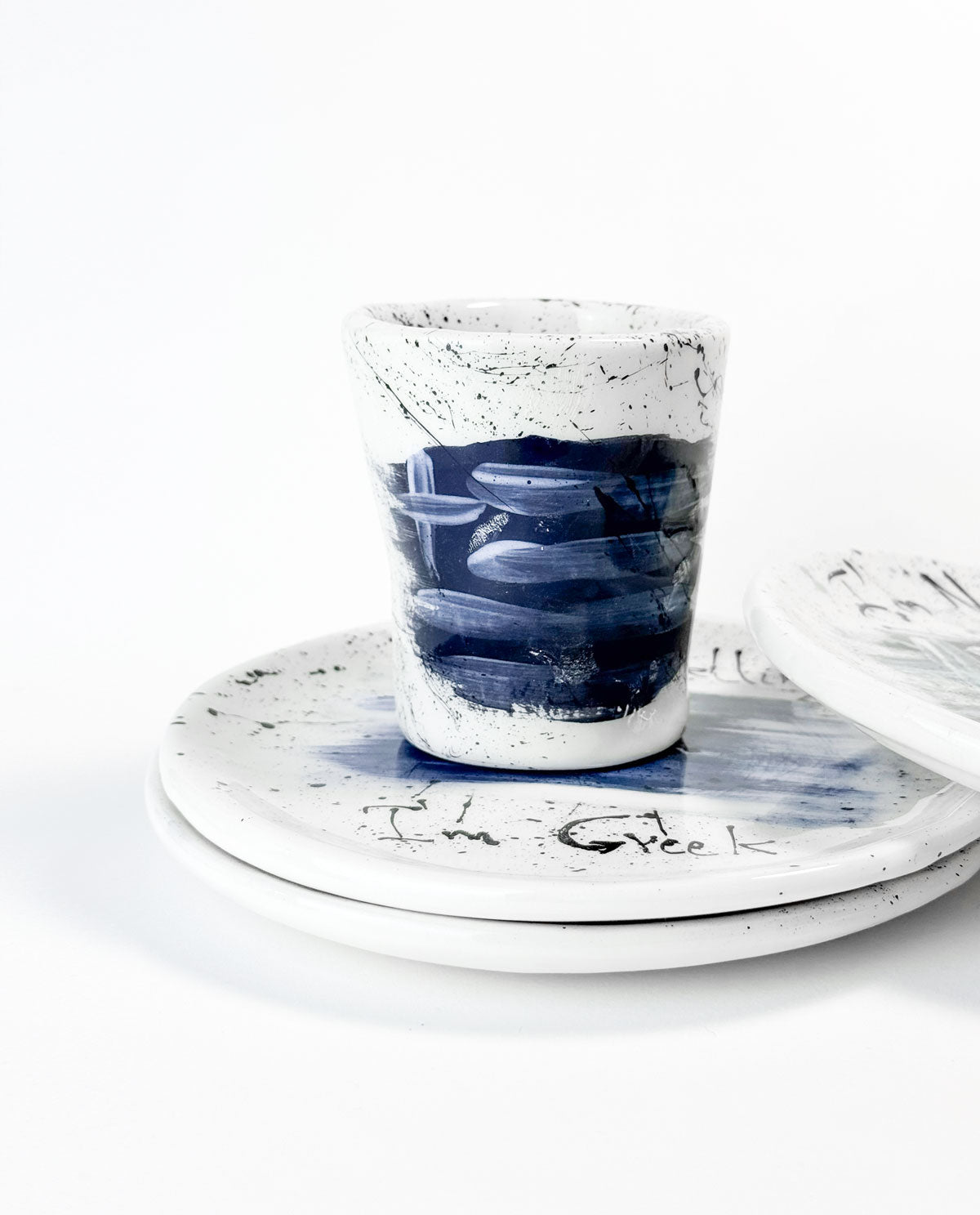 I AM GREEK - Handcrafted Ceramic Mug "AEGEAN"