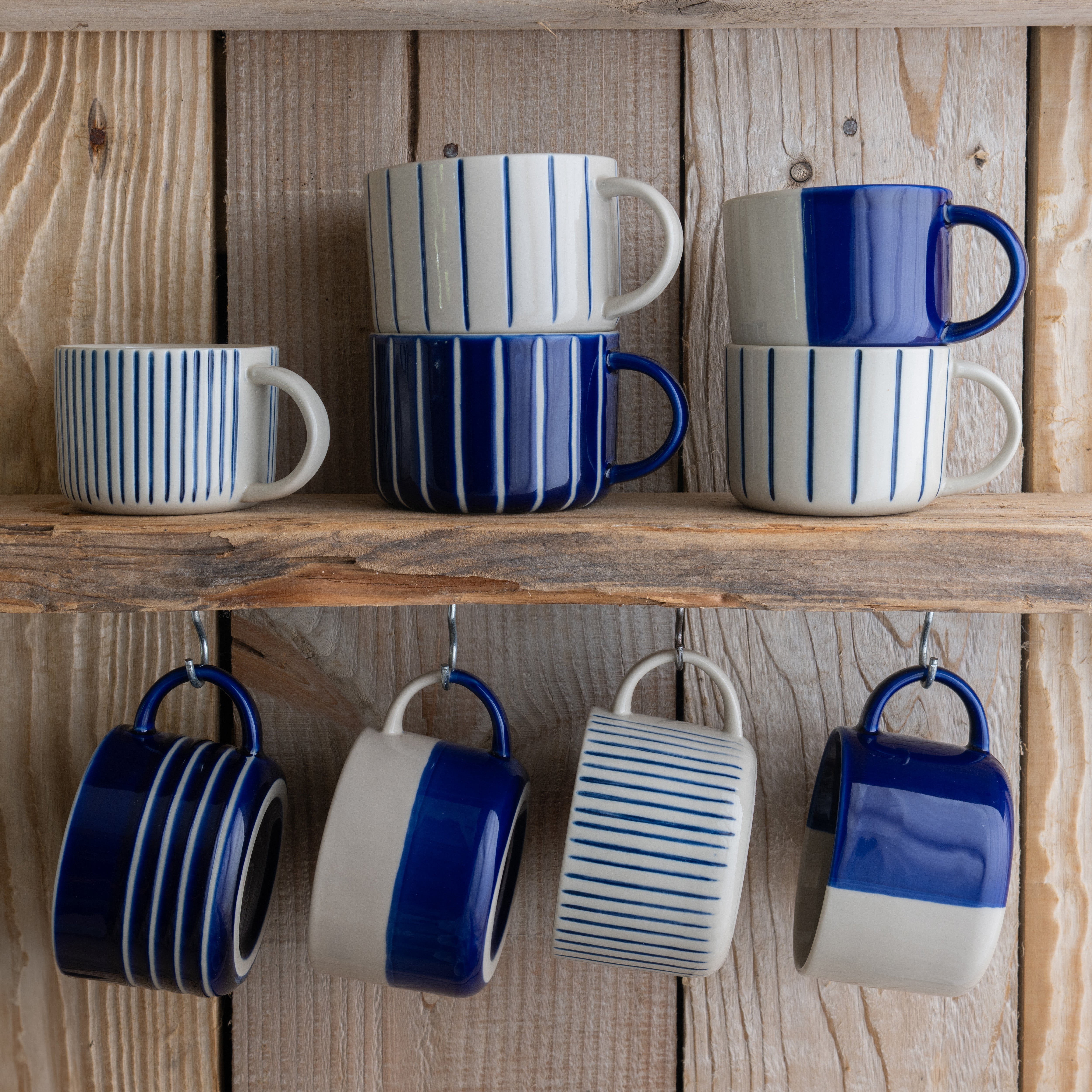 Rue Mug - Indigo Blue - Medium (Set of 2)