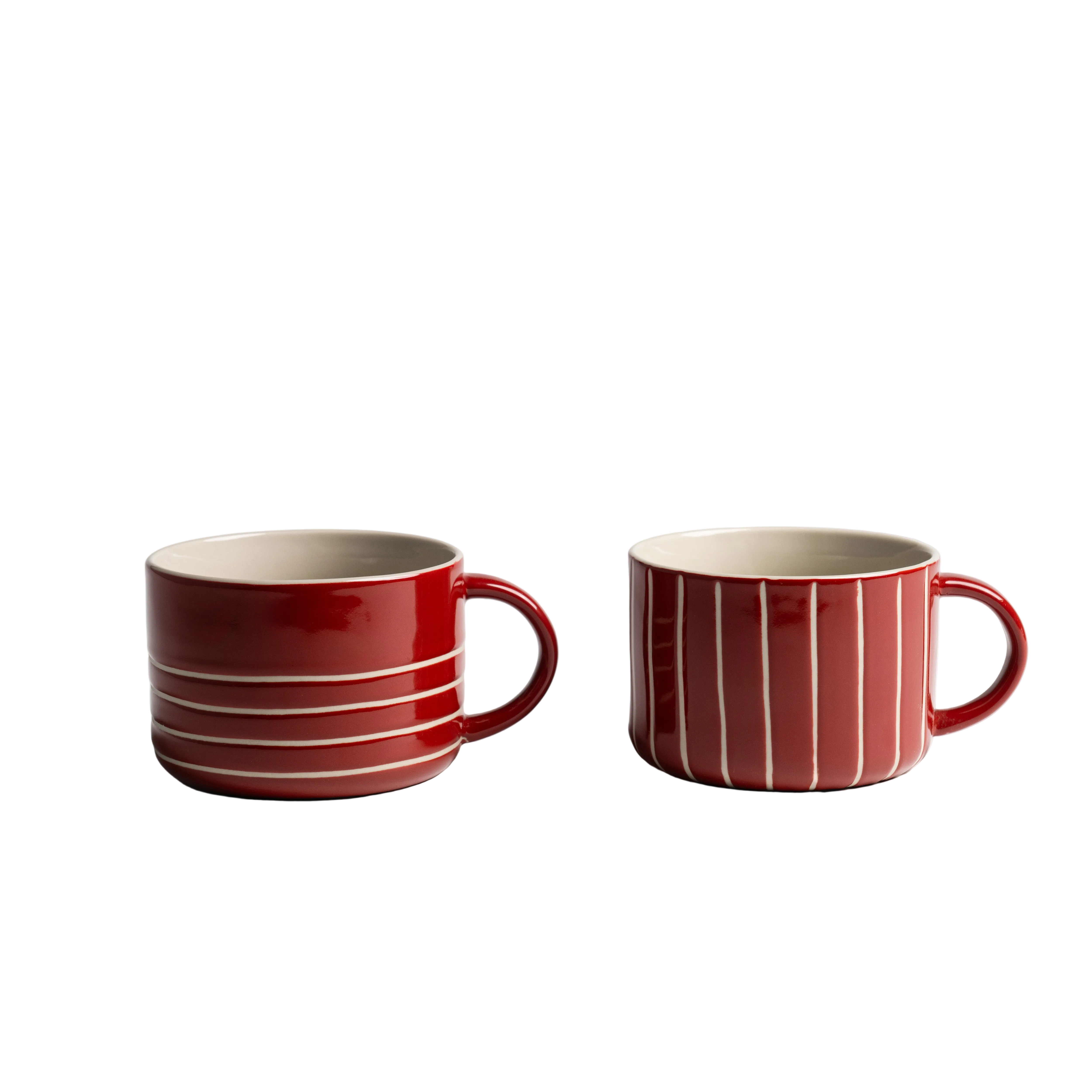 Vervain Mug - Earth Red - Large (Set of 2)