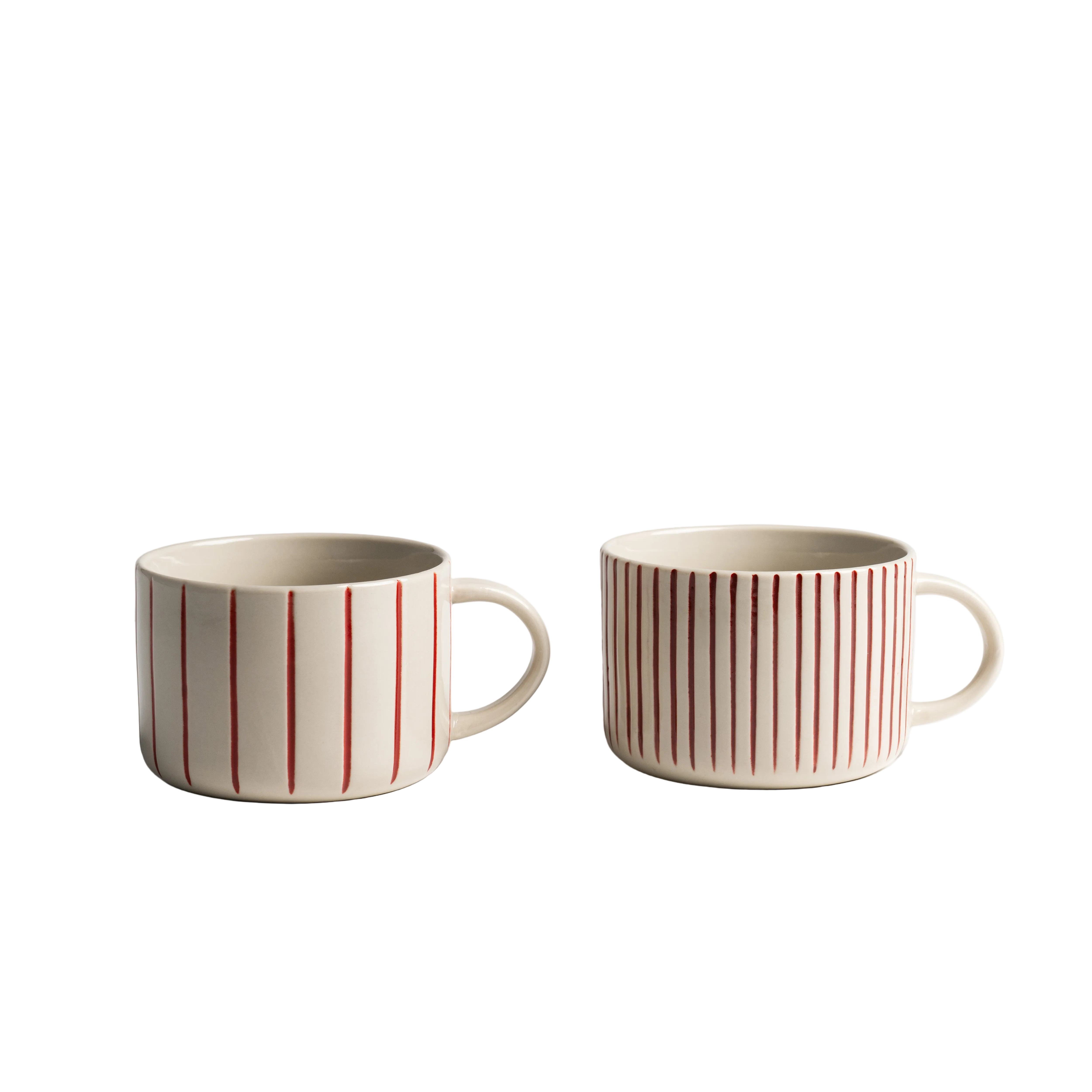 Yarrow Mug - Brushed Earth Red - Large (Set of 2)