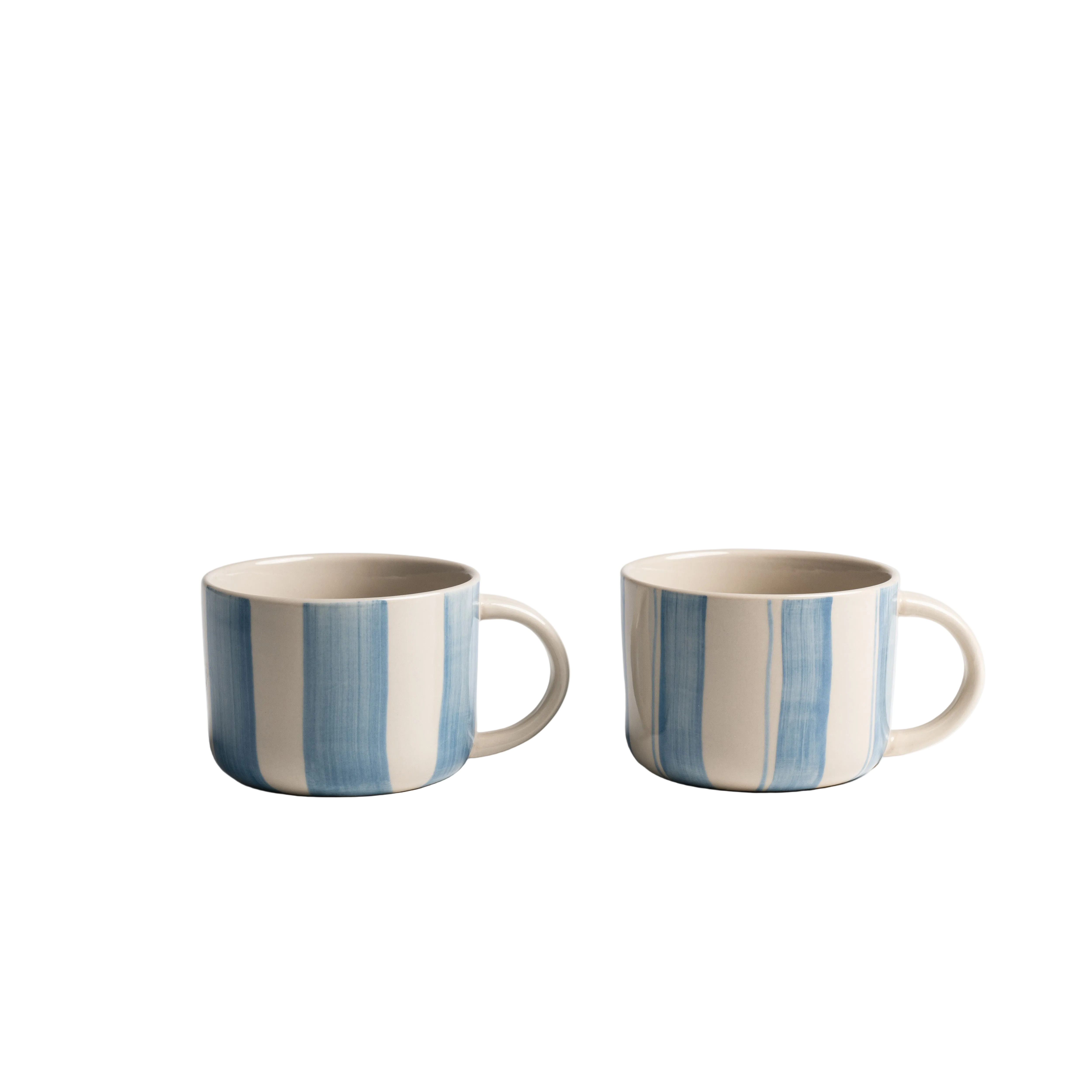Cornflower Mug - Brushed Light Blue - Medium (Set of 2)