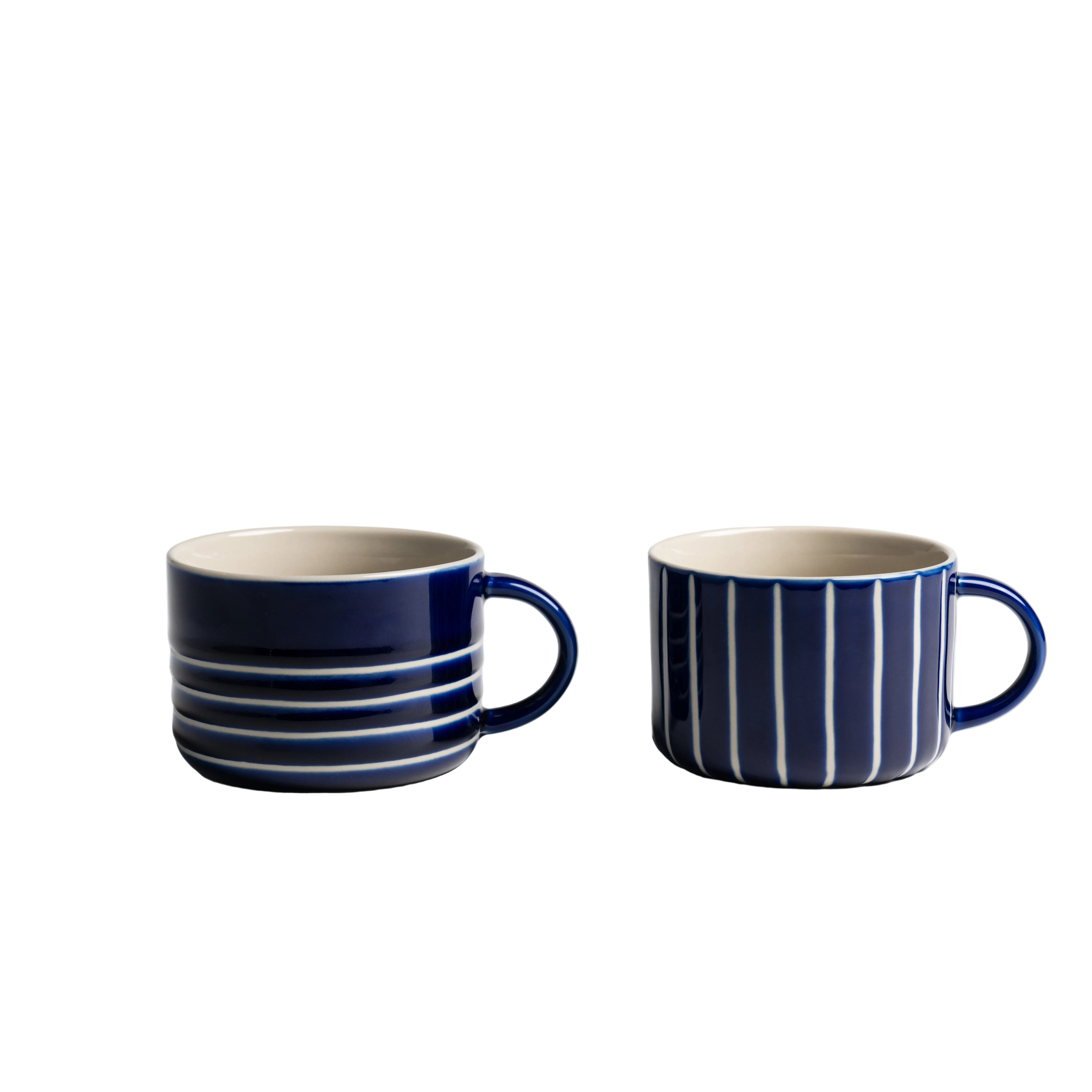 Vervain Mug - Indigo Blue - Large (Set of 2)