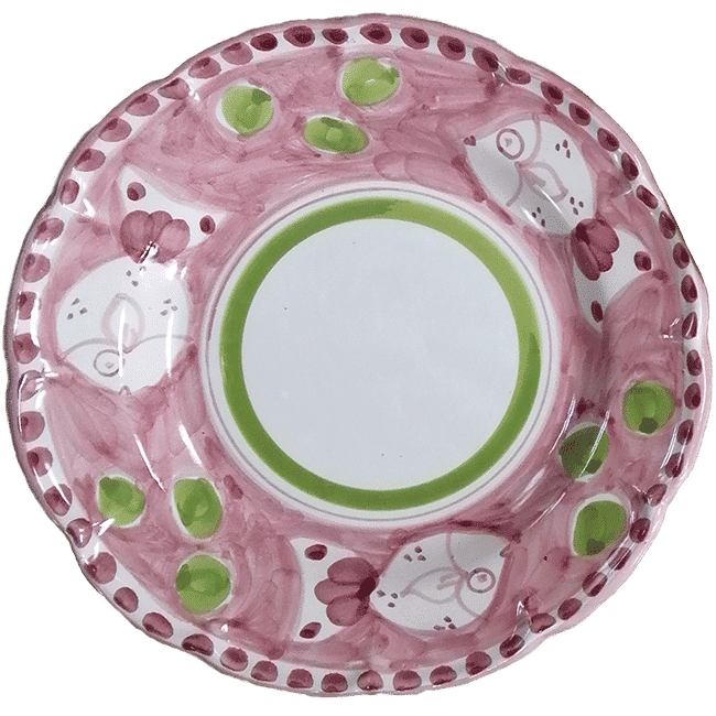 Amalfi Plate 16cm Pink Fish