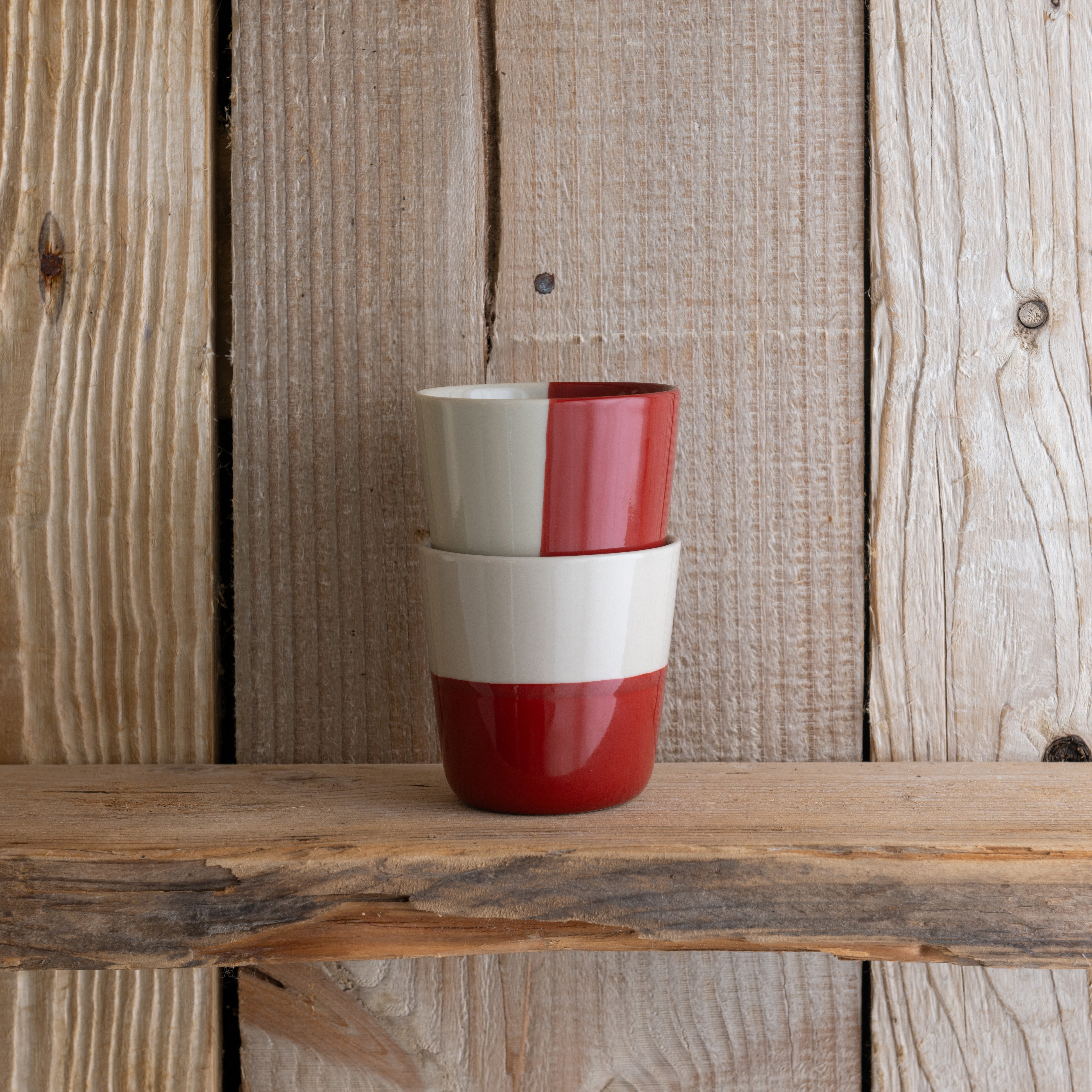 Rue Beaker - Earth Red - Small (Set of 2)