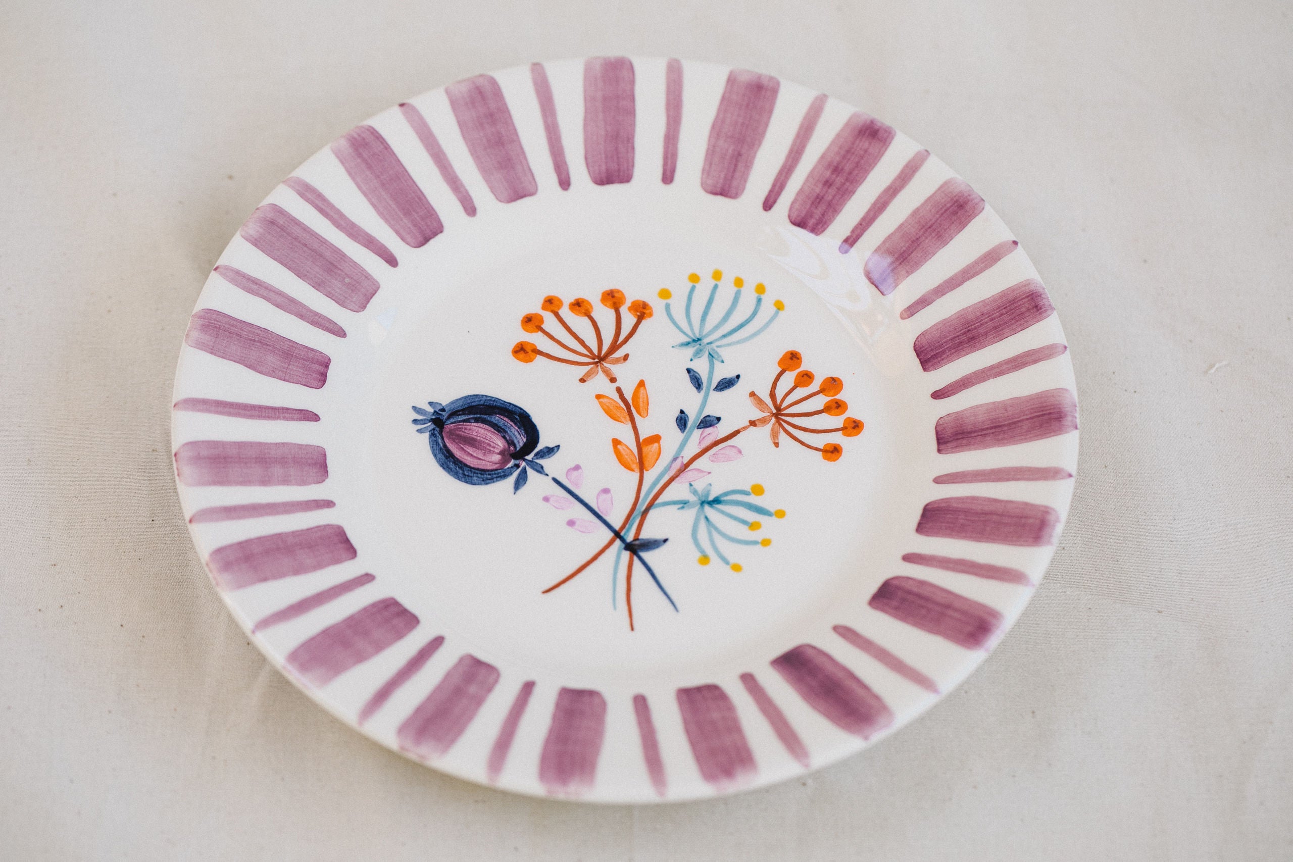 Lilac Dessert  Plate – The Portuguese Chitas