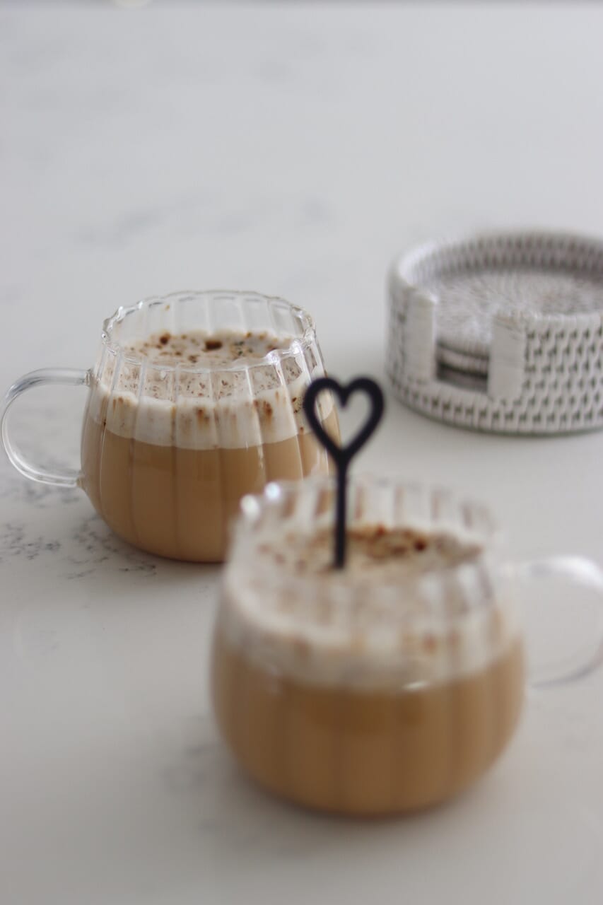 Glass Mug Set - Set of 2 - Rippled