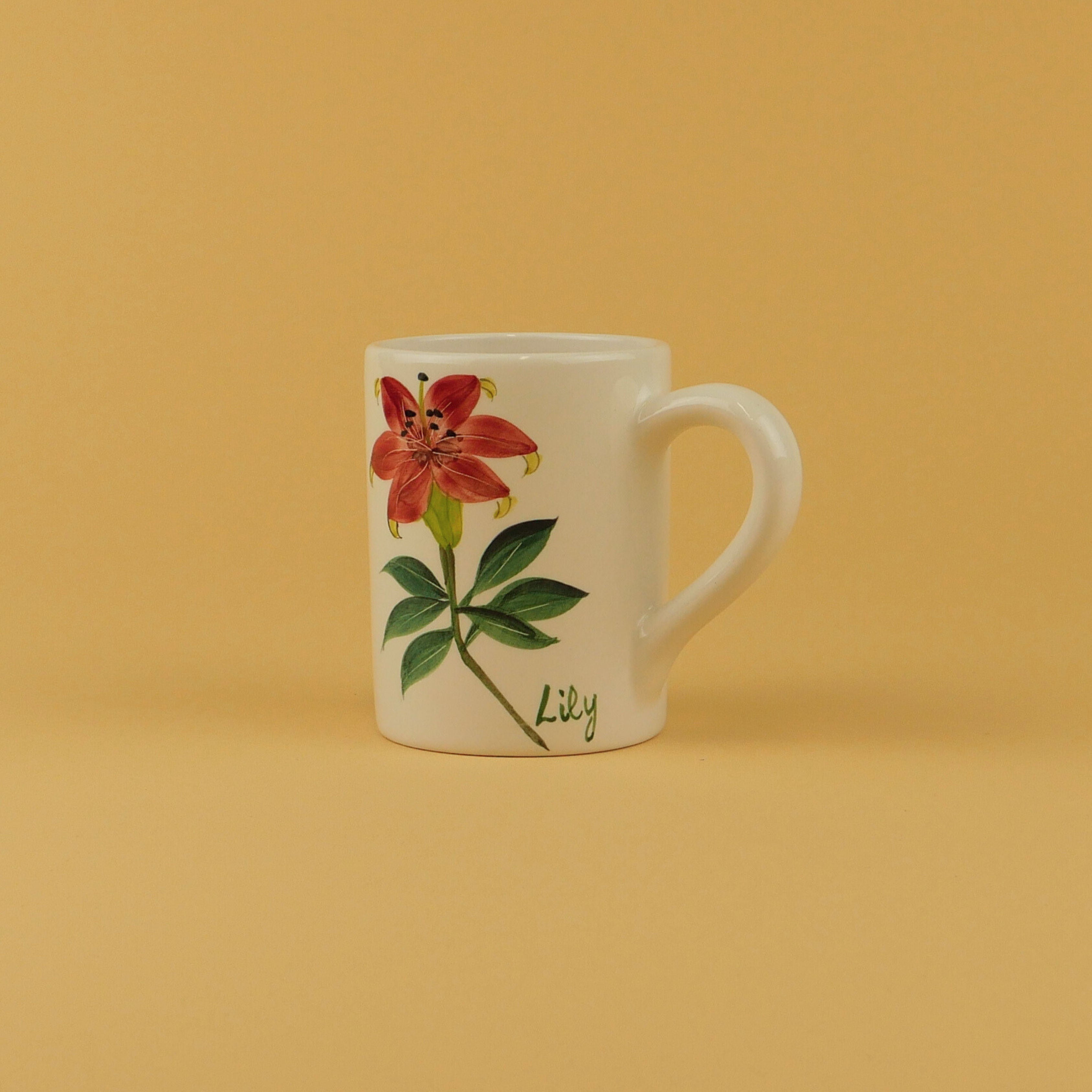 Set of 4 Botanica Mugs